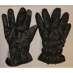 Kombi Women's Black Insulated Gloves w/ Touch Screen Finger Texting Pads Size M